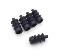 Soufflet en Caoutchouc étanche 1.8-3mm, 5 pièces, Manchon de boîte Radio for Bateau RC, Yacht Marin, Bateau à crevettes(Black)