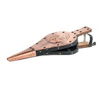 Soufflet en cuivre artisanal modèle rustique en cuivre pour cheminée