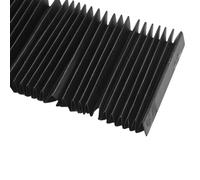 Soufflet flexible en accordéon pour fraiseuses CNC Design plat avec matériau résistant à l'huile et à l'eau (100 mm)