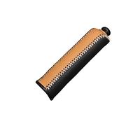 Soufflet Levier de Vitesse, Couverture de Frein Coque en cuir de dessus la couche pour le couvercle frein à main Ajustez-le pour TOP COORE EN CUIR VOYEUR Auto Handbrake(Yellow and black)