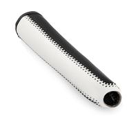 Soufflet Levier De Vitesse, Couverture De Frein Housse de frein à main voiture, manchon , housse en cuir, stationnement antidérapant multicolore(WHITE)