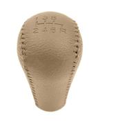 Soufflet Levier Vitesses Pommeau Levier Vitesse pour Pathfinder R51 pour Navara D40 pour Frontier Double Cab 2005-2015 Soufflet Levier Vitesse Couvercle Pommeau Levier(Beige 6 Speed-Hole)