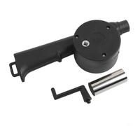 Soufflet manuel portable pour camping et barbecue, dispositif de pompage d'air efficace pour stimuler le feu de charbon, léger 25 x 10 x 5 cm (souffleurs manuels)