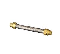 Soufflet métallique 304 inox clim central | 1/2-1 DN15-25 double fil extérieur kit(4 points 80cm)