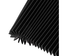 Soufflet plat en accordéon pour protection de fraiseuse CNC avec manchon de protection flexible pliable et résistant à l'huile pour rails de guidage de machine (210 mm)