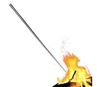 Soufflet pour, Bouchons d'incendie -feu rétractable, Outil Portable Compact en Acier Inoxydable pour randonnée, Camping, randonnée, Sauvetage de Survie émergent