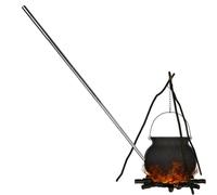 Soufflet télescopique - Équipement télescopique Bushcraft - Soufflets d'extérieur - Résistant intempéries - En acier inoxydable