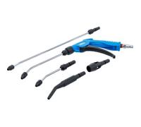 Soufflette à air comprimé - BGS - 5 buses - Acier et caoutchouc - Longueur 100-320 mm - Pneumatique