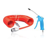 Soufflette à Air Comprimé, Pistolet de Soufflage d'air avec Tuyau Air Comprimé de 3 Mètres, Kit de nettoyage de pistolet à air pour camion avec connecteur, pour Camion, Fourgonnette, Camion Lourd