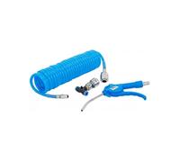 soufflette pneumatique avec tuyau air spirale et connecteur en t - Bgs Technic G