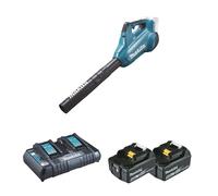 Souffleur 2x18V DUB362Z + 2 batteries BL1850B 18V 5 Ah + 1 chargeur rapide double DC18RD MAKITA