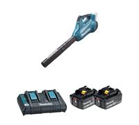 Souffleur 2x18V DUB362Z + 2 batteries BL1860B 18V 6 Ah + chargeur double DC18RD MAKITA