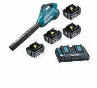 Souffleur 36V 2x18V Li-ion DUB362Z - MAKITA - avec Chargeur rapide 14.4V à 18V - DC18RD - 196933-6 + Batterie BL1840 Set 18V 4.0 Ah - 197265-4