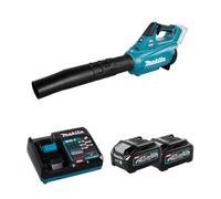 Souffleur 40V UB001GZ + 2 batteries 40V 4 Ah + chargeur rapide DC40RA MAKITA