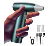 Souffleur à 150000 tr/min Souffleur air comprimé électrique[puissant moteur sans balais et sans noyau] [élégante finition tout en métal] soufflette air comprimé alternatives -nettoyage pc caméras
