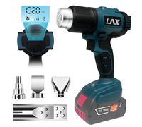 Souffleur à air chaud pour batterie Bosch Professional 18V System, pistolet à air chaud à refroidissement rapide de 1022 ℉ avec affichage numérique LCD pour connecteurs de fil, résine, électronique