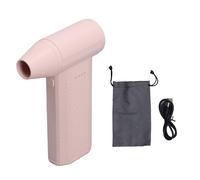 Souffleur à air comprimé électrique ZIXINNKC à 4 Vitesses, 130 000 TR/Min, Moteur sans balais 180 W 4 000 mAh, Ventilateur Turbo. (Rose)