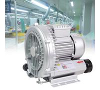 Souffleur à anneau régénératif Vortex - Pompe à air électrique 120 W pour aération des eaux usées, bassin, usine et sous-sol