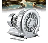 Souffleur à Anneau Vortex Haute Pression monophasé, Ventilateur d'extraction d'atelier, pour bassins à Poissons, Aquariums, fermes, Cuisines, salles de Bains, hydroponie XGB-180