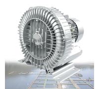 Souffleur à Anneau Vortex Haute Pression, Pompe à Air Vortex pour Bassin D'Aquaculture Industrielle,pour Le DéPoussiéRage De L'Air SinglePhase-1500W2HP