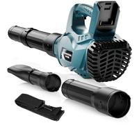 Souffleur à Batterie, Souffleur de Feuilles sans Fil pour Bosch 21V Batterie, Bandoulière, Moteur sans Balais, Vitesse Max 300 km/h, 3 Sections de Buses, 6 Vitesse Variable (Pas de Batterie)