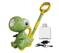 Souffleur à Bulles de Dinosaure Machine à Bulles de Dinosaure | Souffleur automatique avec lumière LED - Jouet de la cour arrière des dinosaures pour garçons et filles, 10 trous, diversi