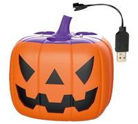 Souffleur à bulles électrique d'Halloween pour enfants et adultes - Jouet de plage en forme de citrouille - Machine à bulles pour enfants