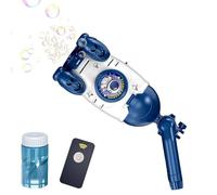 Souffleur à bulles - Jouet amusant automatique avec lumières LED, machine d'extérieur portable avec remplissage facile et action continue de bulles pour les fêtes sur la pelouse, les jeux dans le jard