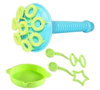 Souffleur à bulles trompette - Matériau ABS de haute qualité fait des sons amusants, bâton à bulles manuel, ensemble de jouets de bain de jardin en plein air, plaisir interactif pour la plongée et le
