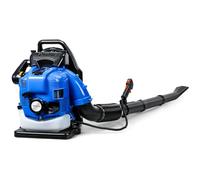 Souffleur à dos à essence 4 temps 75,6 cc | Souffleur de feuilles et aspirateur à feuilles puissant avec réservoir de 1,9 l, volume d'air 750 CFM et 7000 tr/min souffleur dorsal pour grandes surfaces