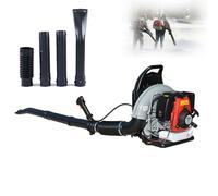 Souffleur À Dos Essence 4-Temps 1000cc, 2,0L Réservoir, Silencieux, Vitesse Turbo 10000 RPM, Idéal pour Déneigement, Feuilles, Routes, Nettoyage De Parc, Usage Professionnel(Red)