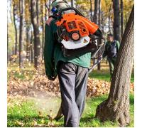 Souffleur à dos,Souffleur thermique à dos,Souffleuse d'épaule semi,1.2L,550CFM,1.25kw 6800r/min