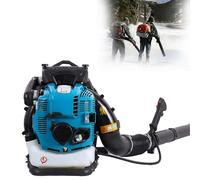 Souffleur À Dos Thermique 4-Temps 1000cc avec Réservoir 2,0L, Faible Bruit, Idéal pour Déneigement, Nettoyage De Jardin, Feuilles, Débris, Usage Résidentiel Et Commercial(Blue)