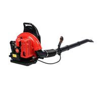 Souffleur à essence 63CC - Design sac à dos - 665 CFM - Souffleur à feuilles et souffleuse à neige pour jardin, cour et commerce - Réservoir de 1,7 l - Avec kit d'outils - Rouge