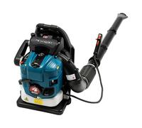 Souffleur à essence à sac à dos 75,6 cc 4 temps 2,6 kW 7000 tr/min 498 CFM 14,1 m³/s Souffleur à feuilles portable dans le dos avec réservoir de 1,9 l, vitesse réglable, tube de 168 cm pour jardin