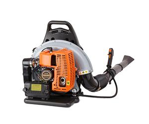 Souffleur à Essence Professionnel 63cc, Moteur à Essence 6800 TR/Min, Souffleur de Feuilles Dorsales, Souffleur de Jardin avec Bandoulière Réglable, Réservoir de Carburant de 1.8L