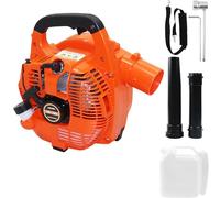 Souffleur à feuilles à essence 26 CC sans fil - Moteur puissant à 2 temps refroidi par air - Léger - Avec 7500 tr/min / 0,75 kW - Nettoyage facile des feuilles, de la neige et de la poussière