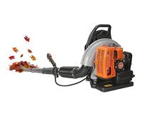 Souffleur à Feuilles Dorsal à Essence 68,5 cm³, 7000 TR/Min, avec bandoulière, 2 Temps, démarrage Rapide, Conduit d'air Amovible, Puissance de Vent élevée, pour l'entretien de la Neige