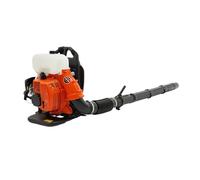 Souffleur à feuilles dorsal portable 2,1 kW Souffleur à feuilles essence avec 2 bretelles Bouteille de mélange d'huile de carburant 7500 tr/min Souffleur à feuilles pour zones couvertes de neige