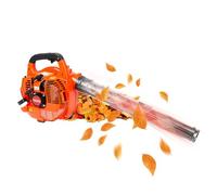 Souffleur à feuilles motorisé à 2 temps 25 4 CC 275 45 CFM, volume d'air 0 65 L, réservoir d'huile puissant pour pelouse, jardin, cour, allée, soufflage de feuilles, débris de neige