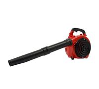 Souffleur à feuilles portable 25,4 cc à gaz 7000 tr/min avec sac de récupération pour l'entretien de la pelouse - Noir, rouge