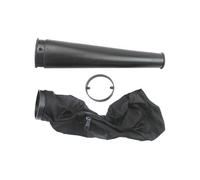 Souffleur à feuilles - Résistant aux intempéries - Portable sans fil - Extension de buse de souffleur électrique avec flux d'air puissant, outil de nettoyage extérieur en ABS avec fixation facile