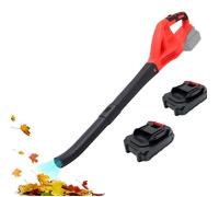 Souffleur à feuilles sans fil 21 V , vitesse 8000r/min, souffleur sans fil avec 2 batteries pour saletés et feuilles, tube amovible
