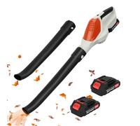 Souffleur à feuilles sans fil 24 V avec batterie et chargeur, souffleur électrique pour l'entretien de la pelouse, souffleur à feuilles à piles, souffleur sans fil, léger, pour toutes les saisons