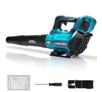 Souffleur à feuilles sans fil 40 V compatible avec Makita 2 x 18 V (sans piles) 680 CFM/210 MPH Souffleur sans fil pour nettoyage en extérieur Feuille d'entretien de pelouse pour jardin, cour