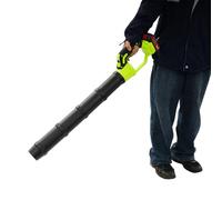 Souffleur à feuilles sans fil 500 W, 30 000 tr/min, souffleur électrique 21 V, avec 2 batteries au lithium de 1500 mAh et adaptateur, pour feuilles, neige, poussière