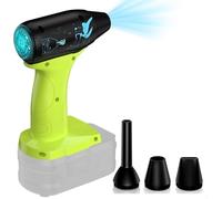 Souffleur à feuilles sans fil à 4 vitesses pour batterie Li-ion Ryobi 18 V, 130 000 tr/min, super mini ventilateur à jet pour Ryobi pour clavier d'ordinateur de voiture (sans batterie)
