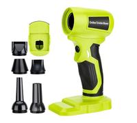 Souffleur à feuilles sans fil compatible avec batterie Ryobi 96 000 tr/min, moteur sans balais, souffleur électrique portatif avec 5 buses pour sécher les voitures, claviers, allées (sans batterie)