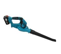 Souffleur à feuilles sans fil en cuivre avec 1 batterie 4,0 Ah - Interrupteur de verrouillage et long câble d'alimentation pour