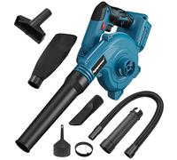 Souffleur à feuilles sans fil pour système Bosch Professional 18 V, batterie, souffleur à feuilles manuel électrique 2 en 1 et aspirateur, convient pour le déneigement des allées, terrasses et